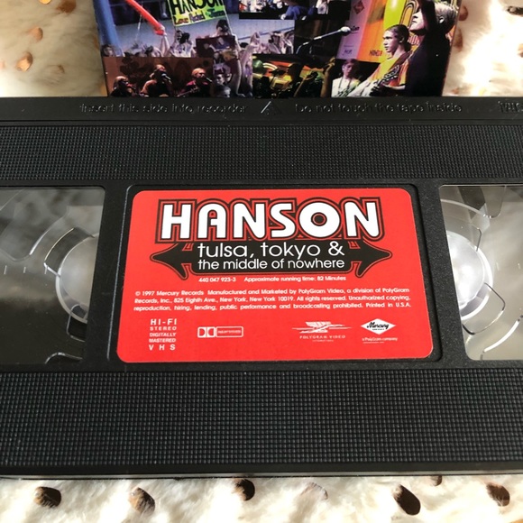 Hanson VHS. 1997. Y2K. Documentary. Like new! - Picture 8 of 8